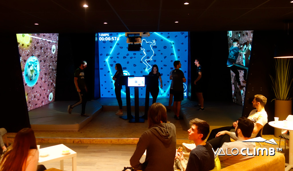 Event Tech - augmented reality climbing wall