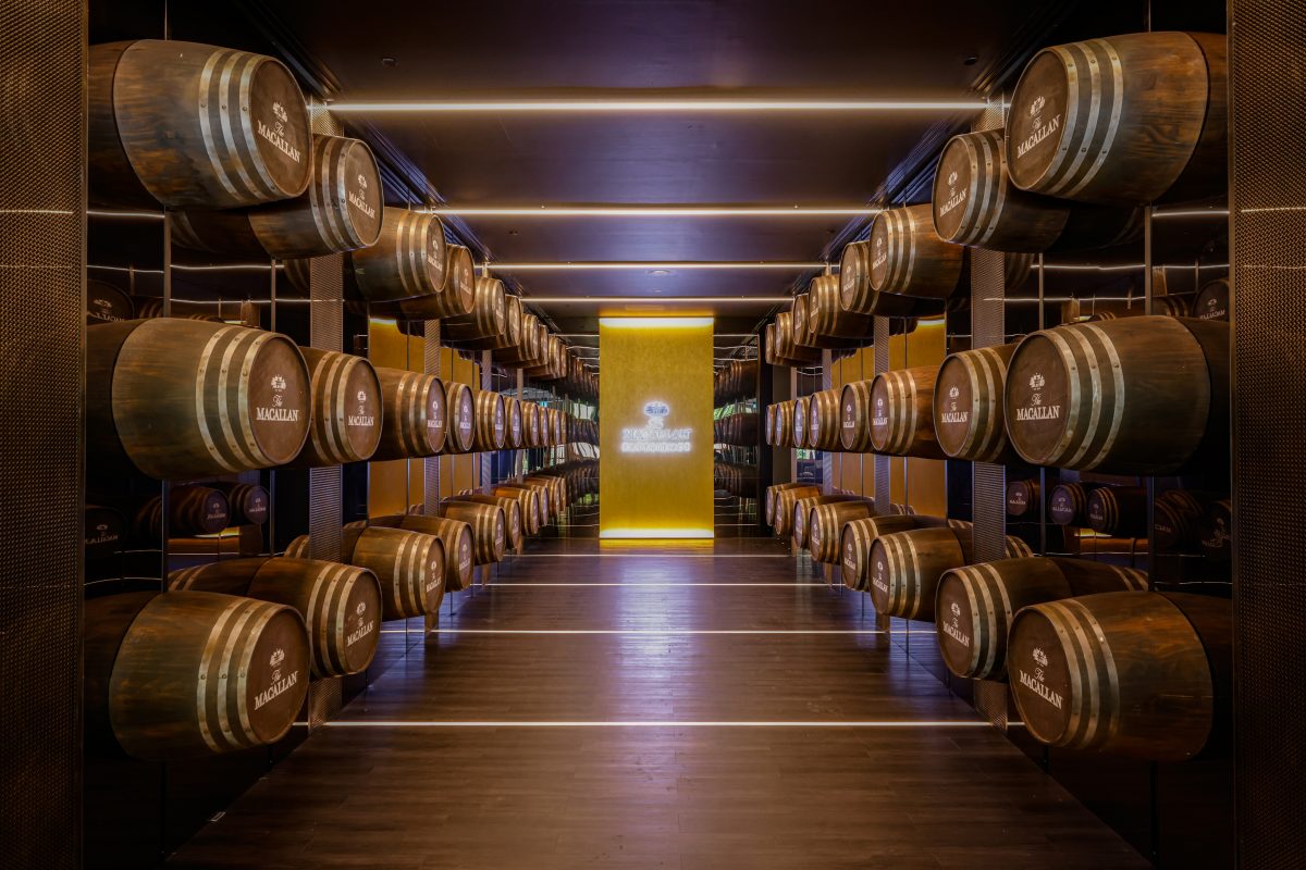 The Macallan Experience at Raffles Hotel Singapore - Infinity Cask Tunnel